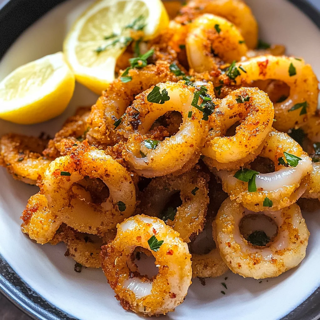 Hot butter calamari