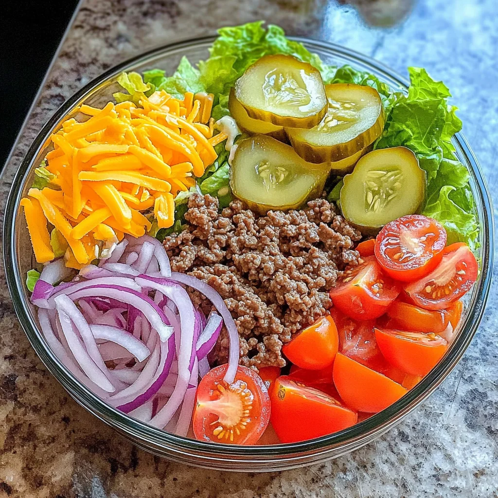 Meal Prep Cheeseburger Bowls