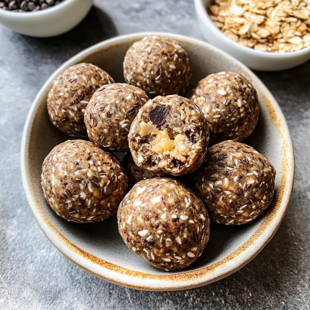 No Bake Protein Balls