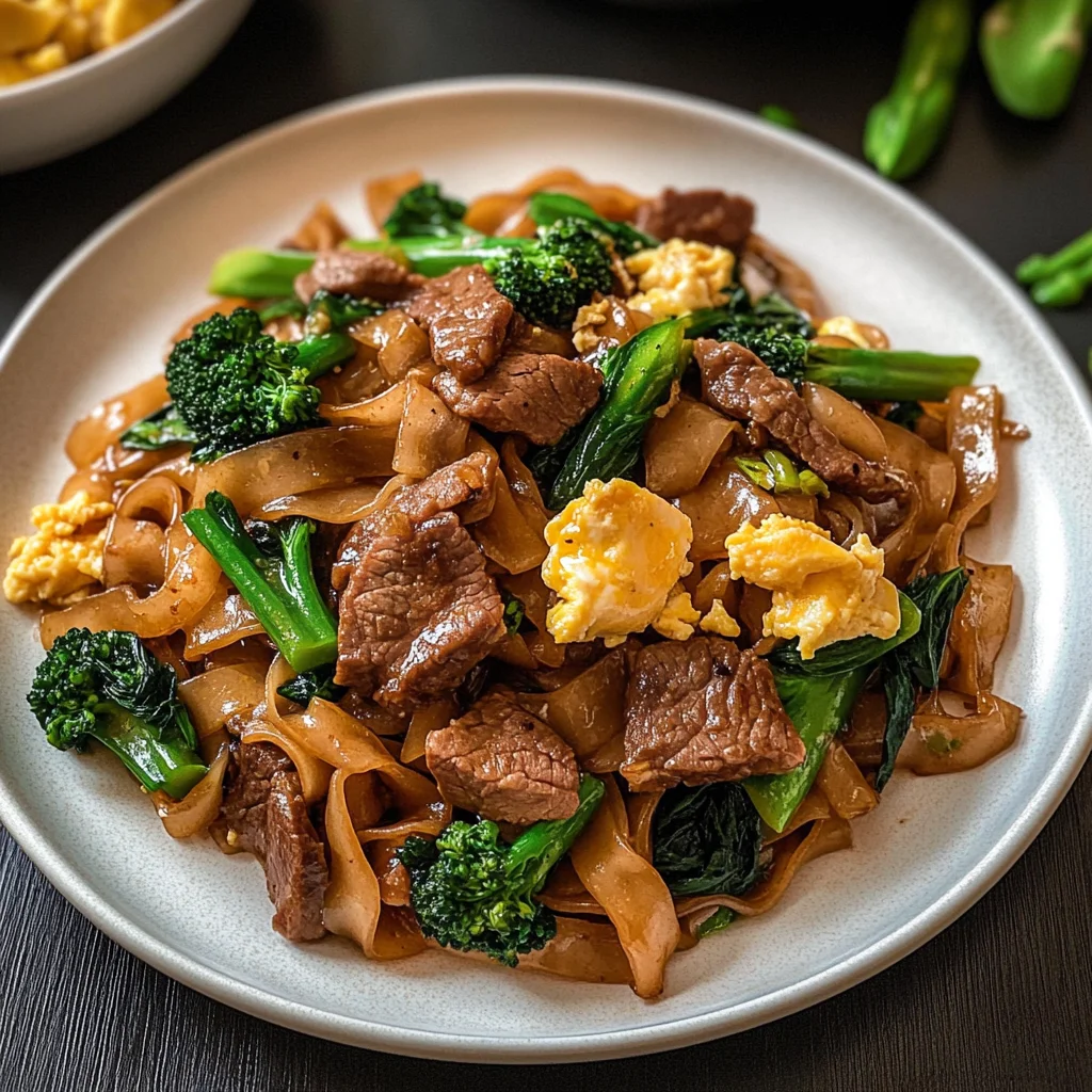 Pad See Ew (Thai Stir Fried Noodles)