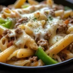 Philly Cheesesteak Pasta