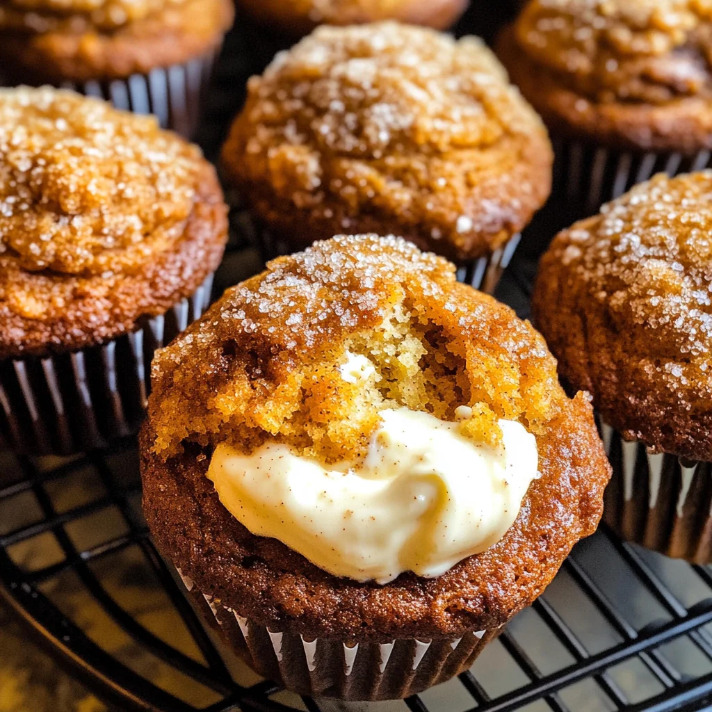 Pumpkin Cream Cheese Muffins