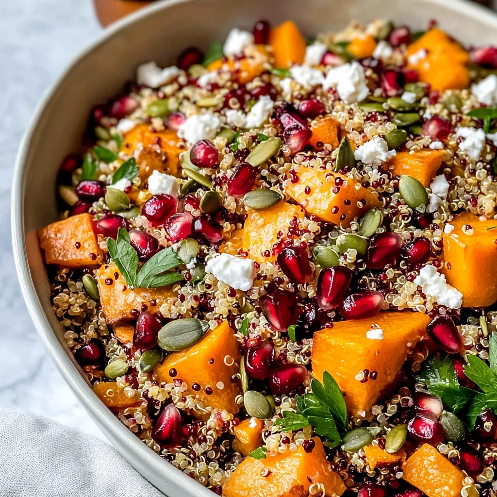Roasted Butternut Squash Quinoa Salad for a Cozy Fall Dish