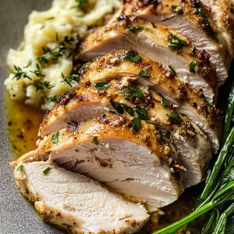 Savory Garlic Butter Turkey Tenderloin