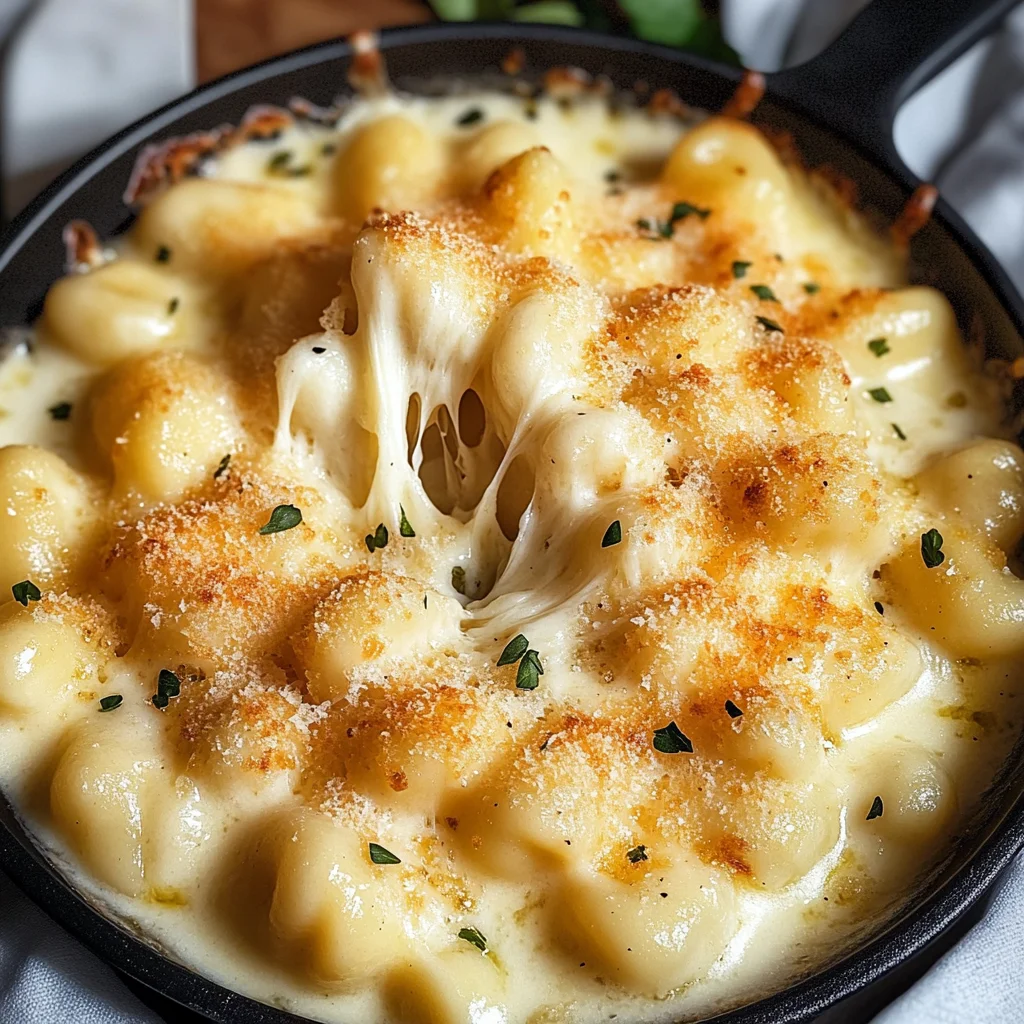 Tasty Baked Gnocchi Mac and Cheese