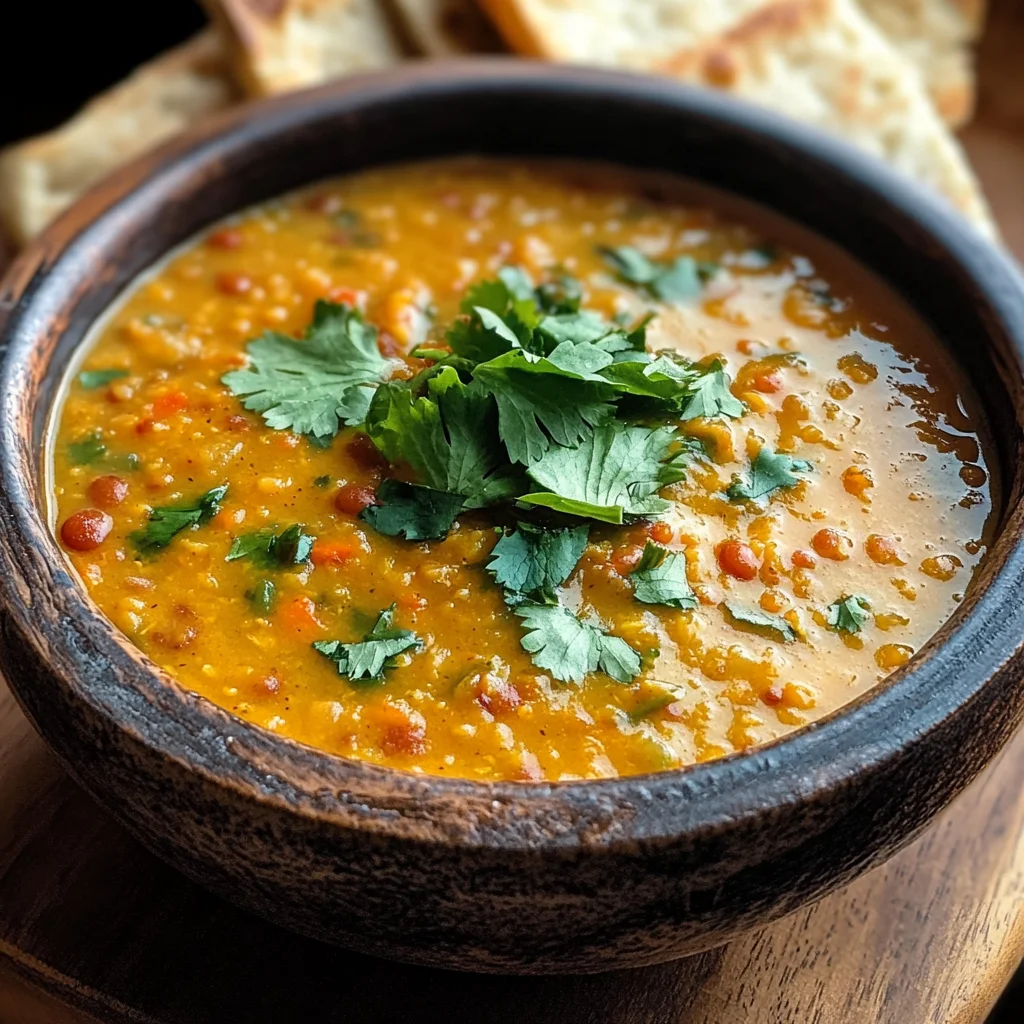 Thai Coconut Red Lentil Soup