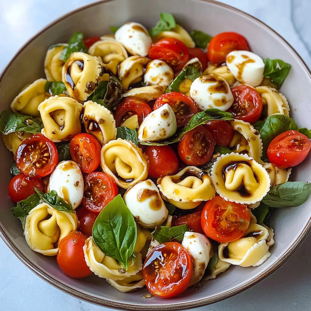 Tortellini Caprese Salad