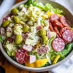 Viral TikTok Grinder Salad with Italian Antipasti