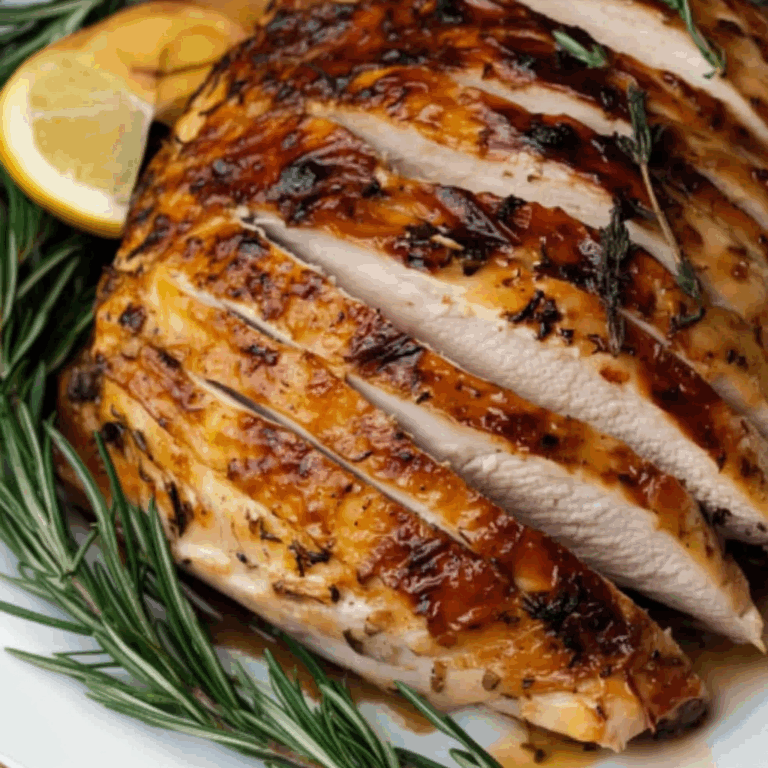 Apple Cider Glazed Turkey Breast