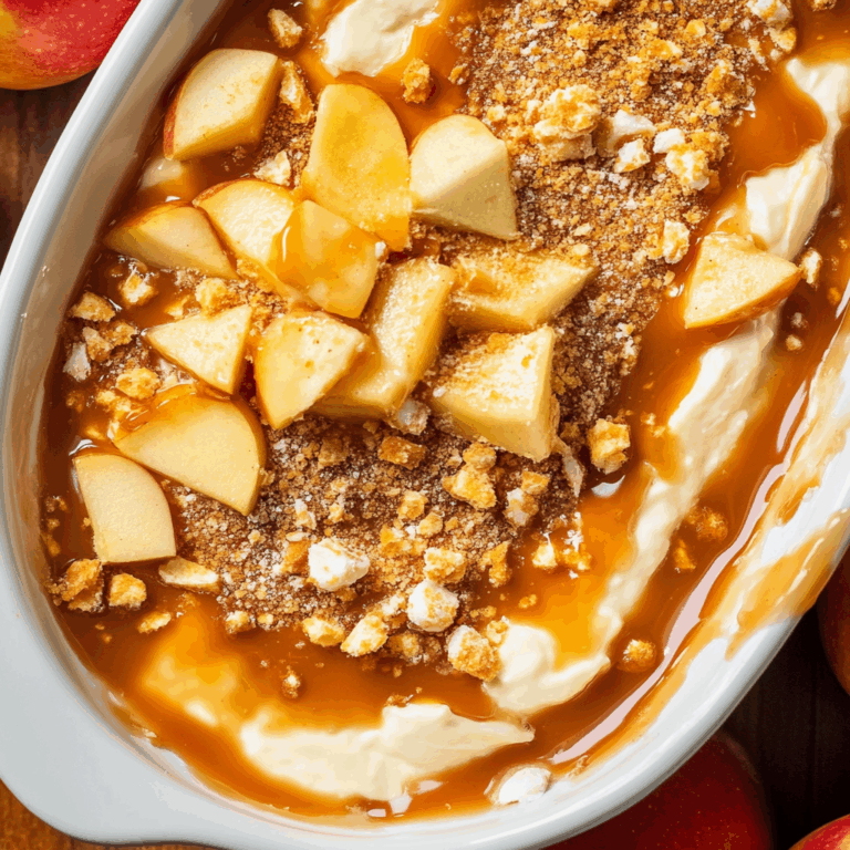 Caramel apple cheesecake dip recipe