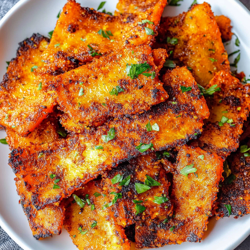 Crispy Smashed Carrots