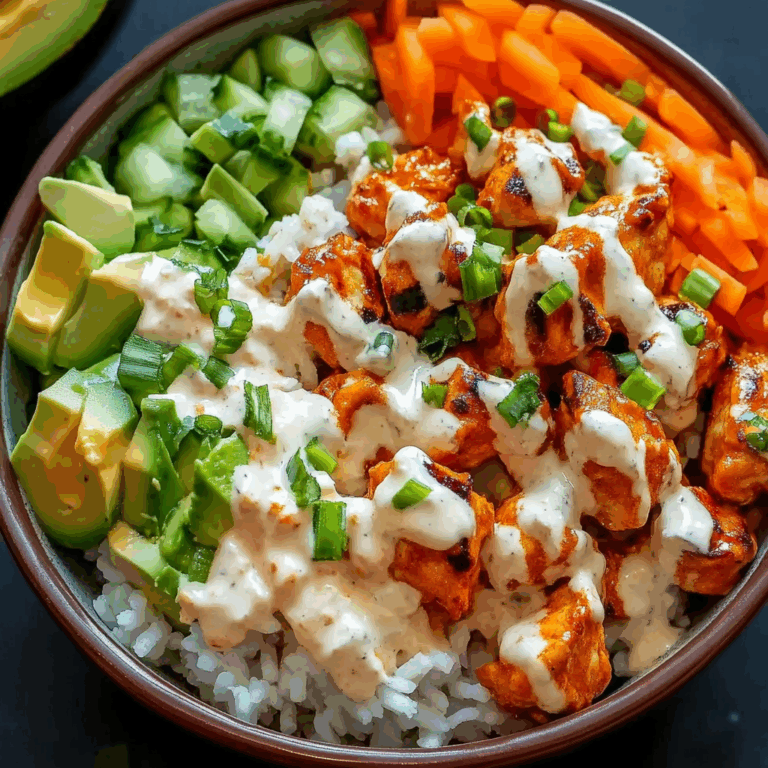 Easy Buffalo Chicken Bowl Recipe