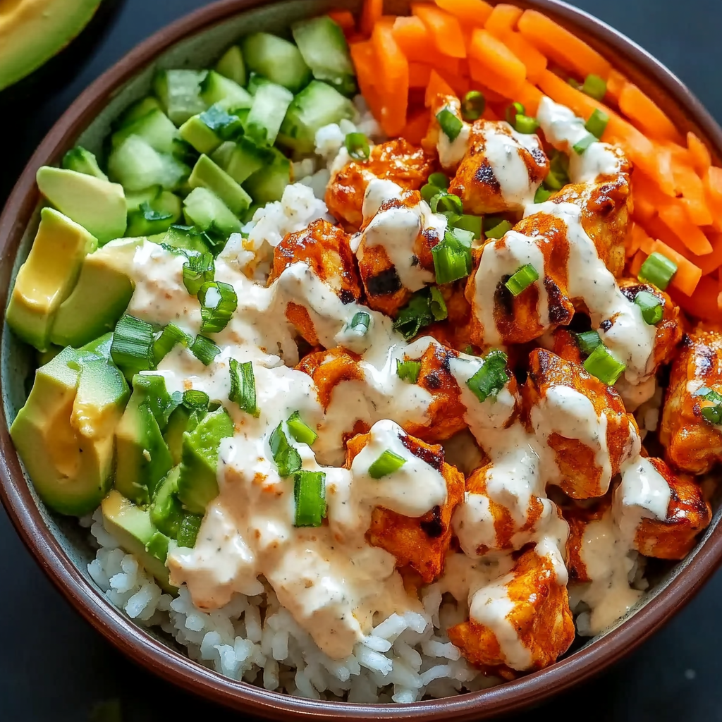 Easy Buffalo Chicken Bowl Recipe