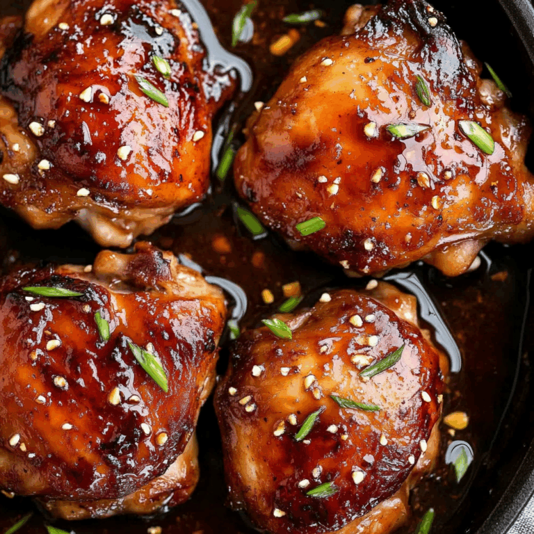 Easy Soy Garlic Chicken Thighs