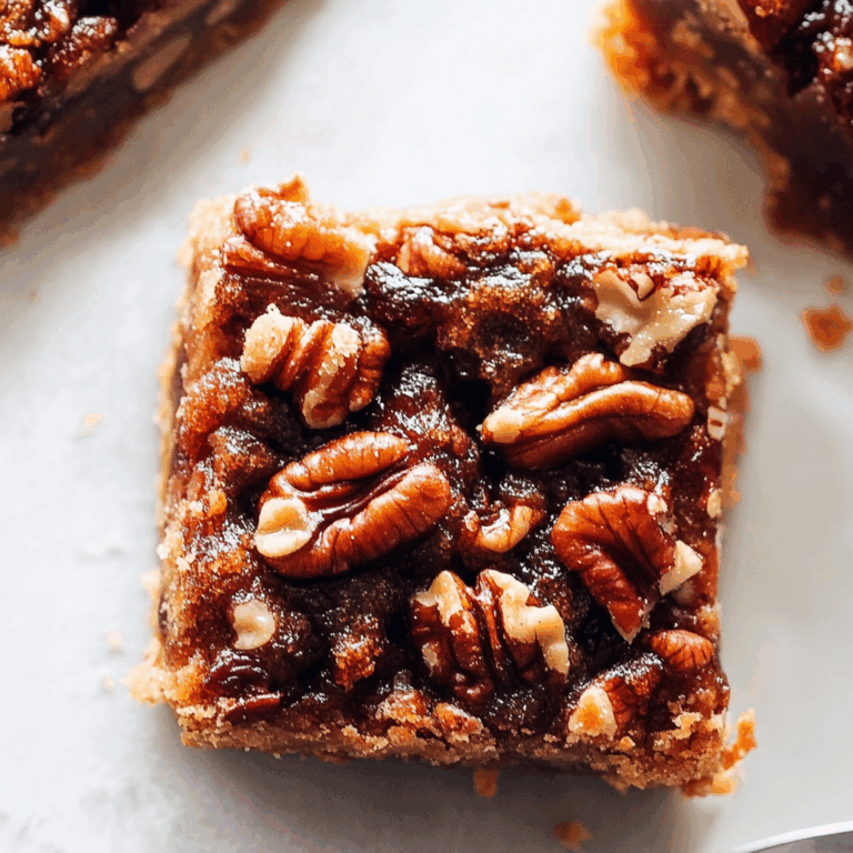 Healthy Gluten-Free Pecan Pie Bars