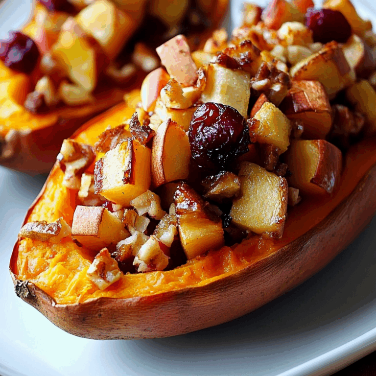 Indulge in Cranberry Apple Twice-Baked Sweet Potatoes This Fall!