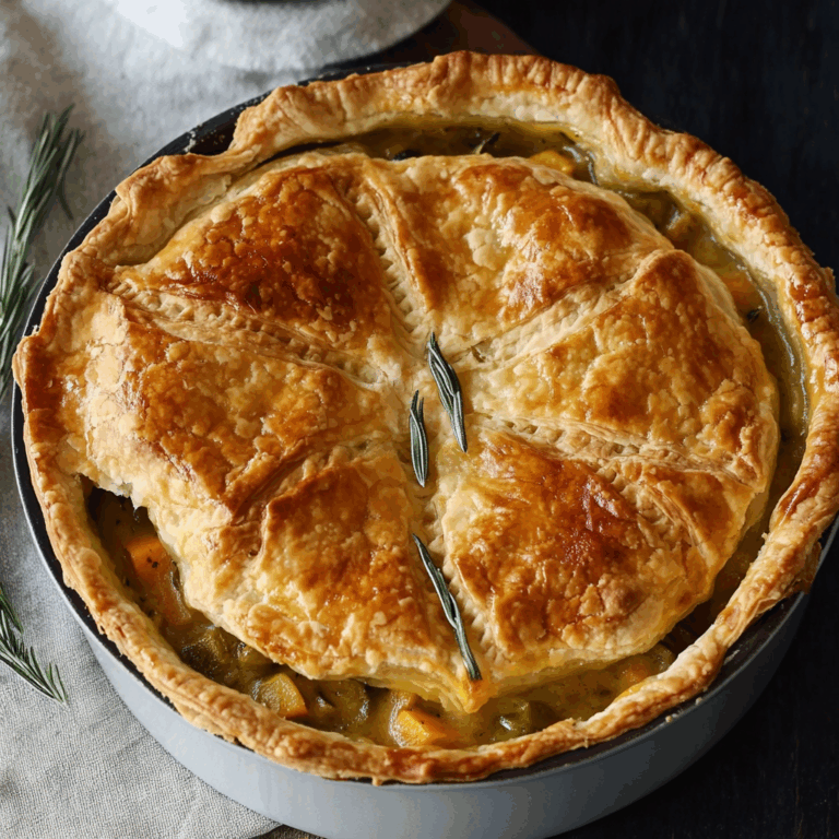 Roasted Autumn Vegetable Pot Pies