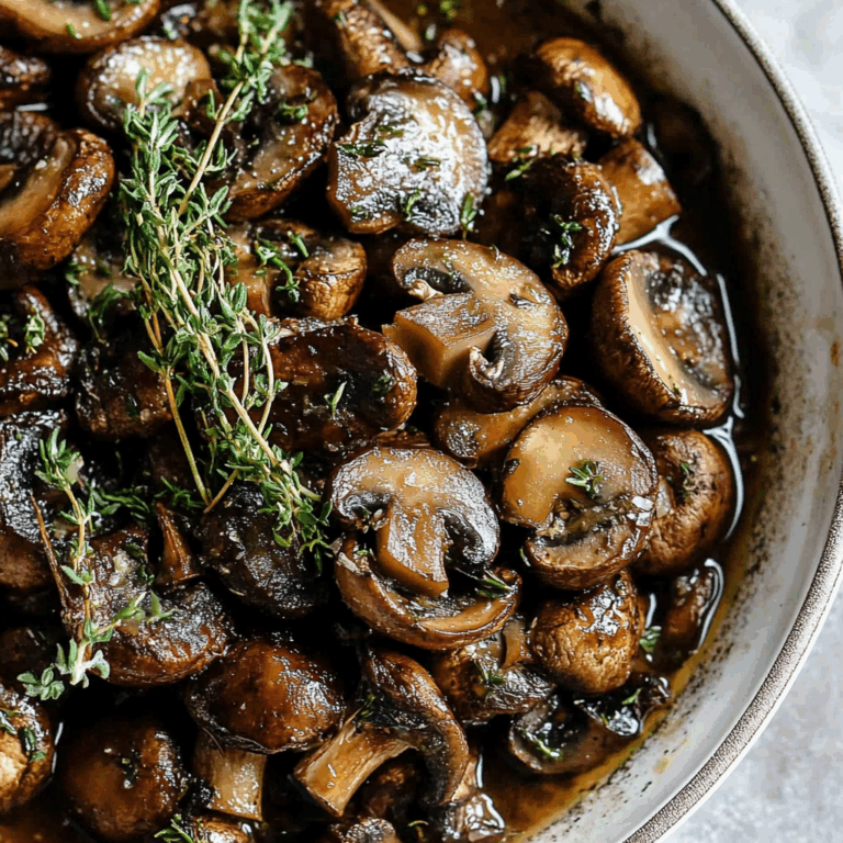Roasted Mushrooms with Garlic & Thyme