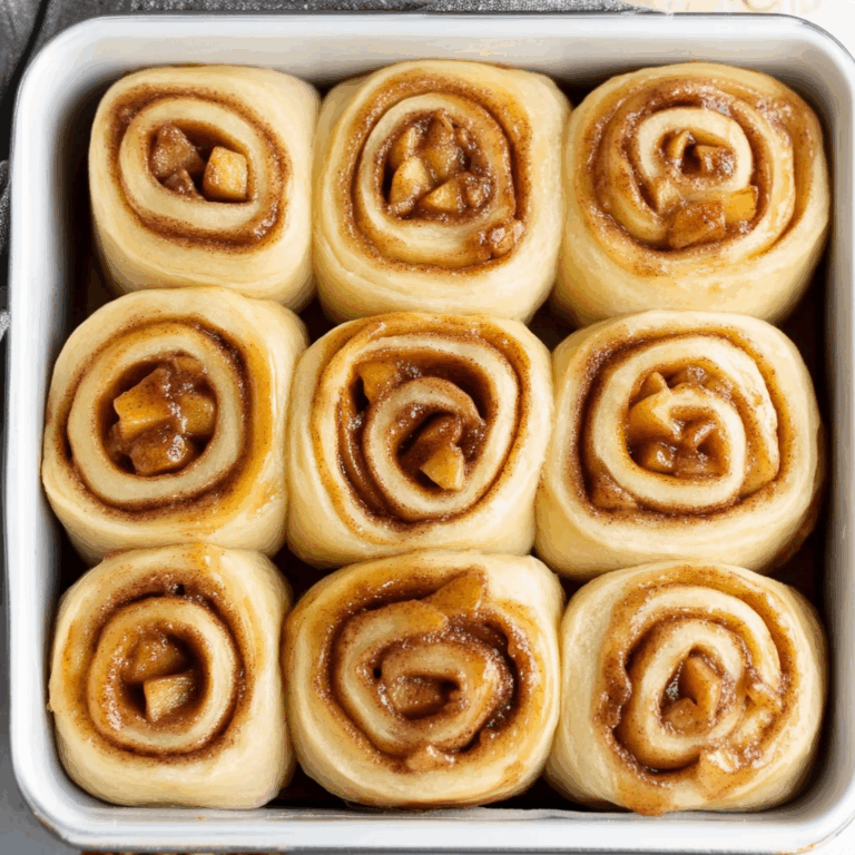 Soft-Baked Apple Cinnamon Rolls