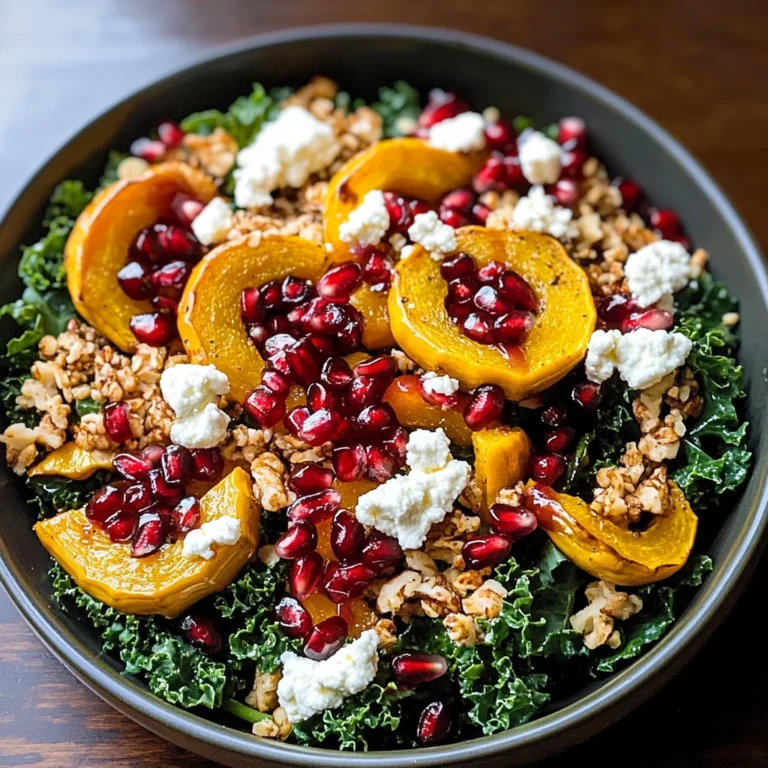 Autumn Harvest Salad with Pomegranates