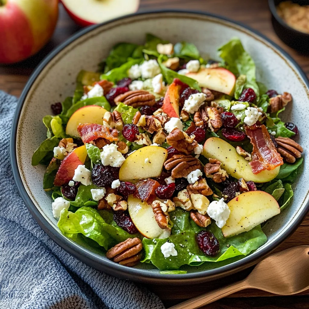 Autumn Salad with Apple Cider Vinaigrette