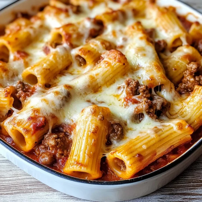 Baked Rigatoni Pasta