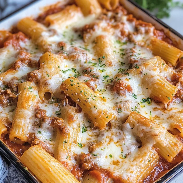 Baked Rigatoni Recipe