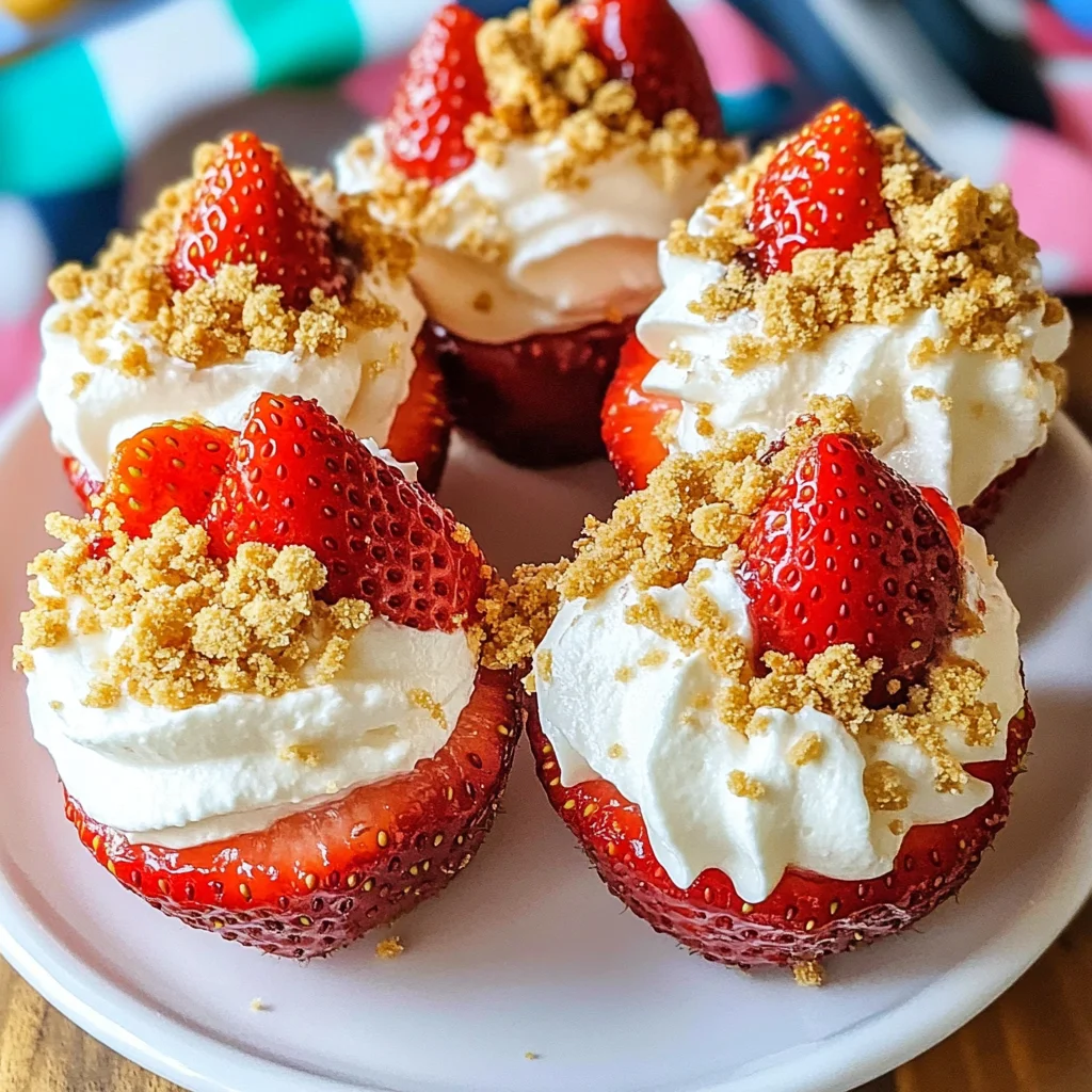 Cheesecake Strawberries Creamy Filling
