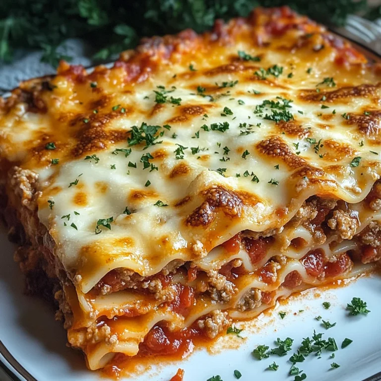 Cheesy Christmas Lasagna