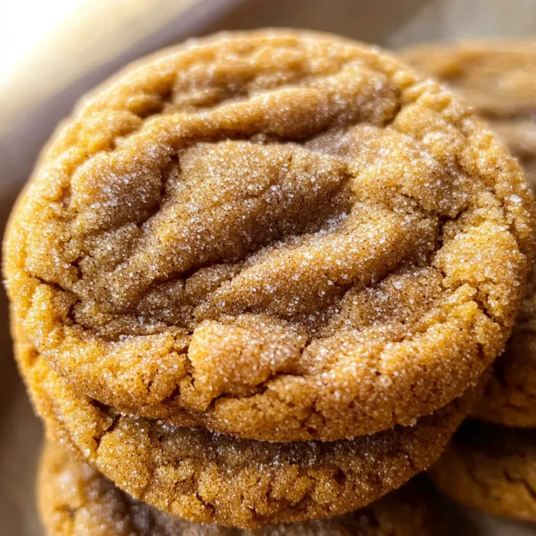 Chewy Pumpkin Snickerdoodle Cookies