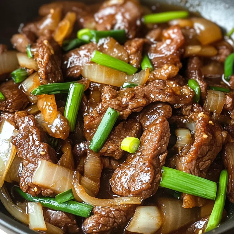 Chinese Beef and Onion Stir Fry: A Savory Weeknight Delight