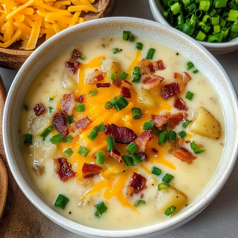 Comforting Loaded Baked Potato Soup