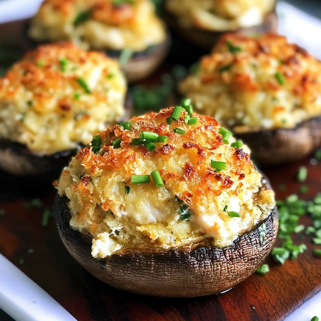 Crab Stuffed Mushrooms Recipe