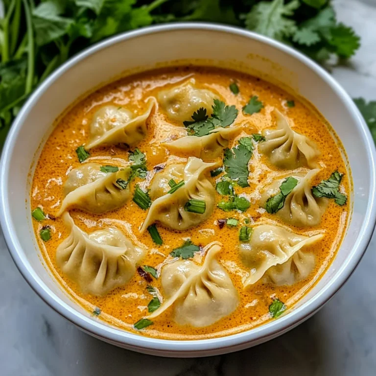 Delicious Curry Dumpling Soup