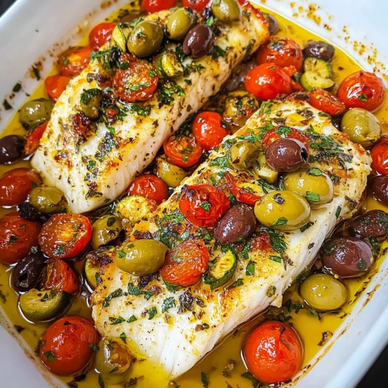 Easy Mediterranean Baked fish