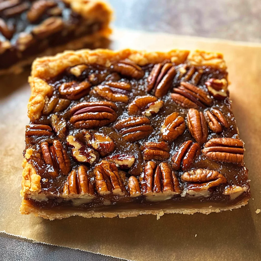 Easy Pecan Pie Bars