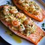 Elegant Crab Shrimp Stuffed Salmon