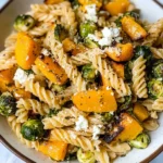 Fall Pasta Salad with Butternut Squash and Brussels