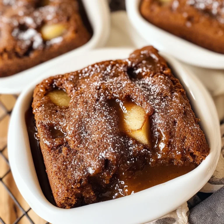 Gingerbread Pudding Cake