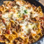 Healthy One Pot Skillet Lasagan