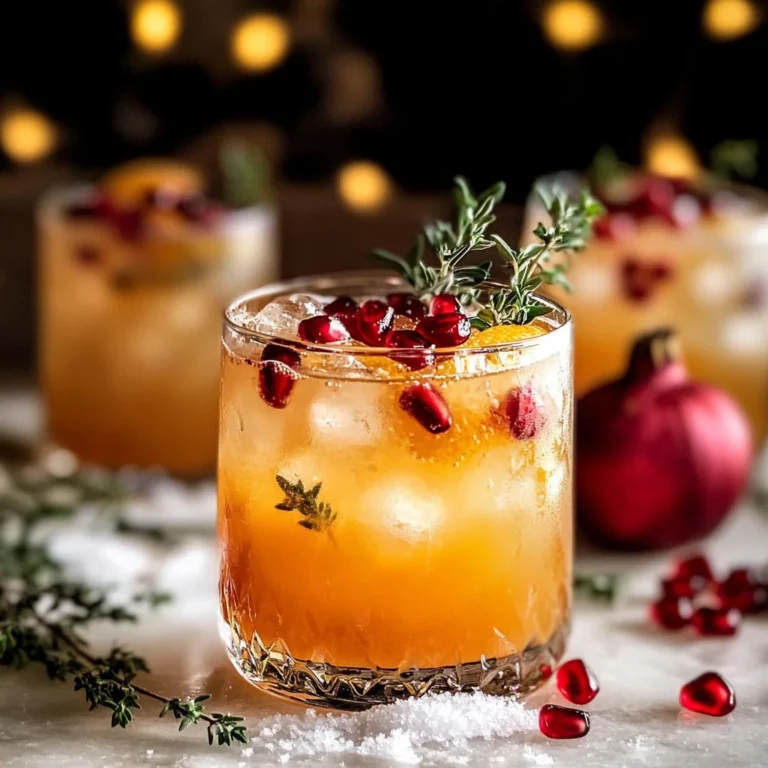 Holly Jolly Christmas Citrus Cocktail