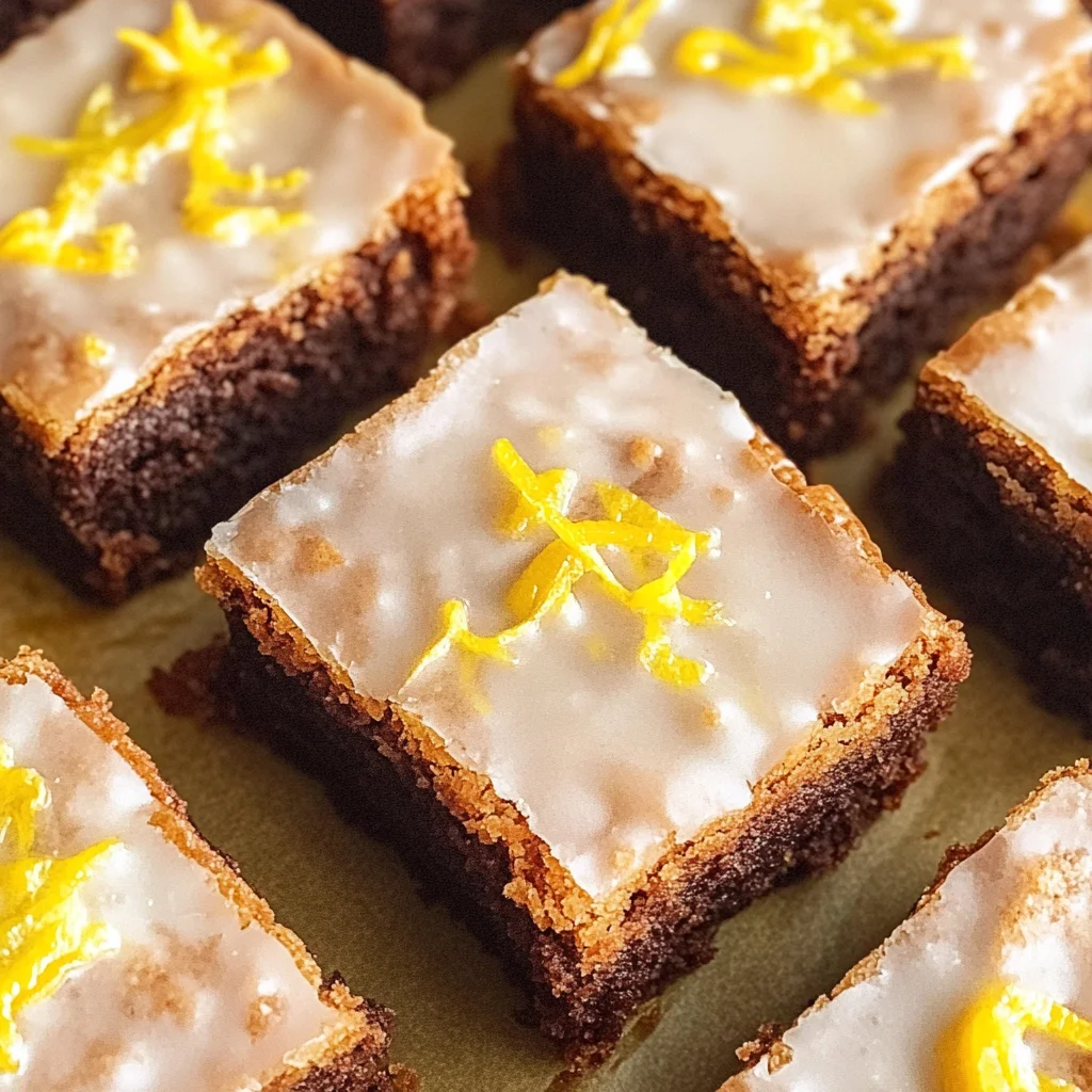 Lemon Brownie Recipe