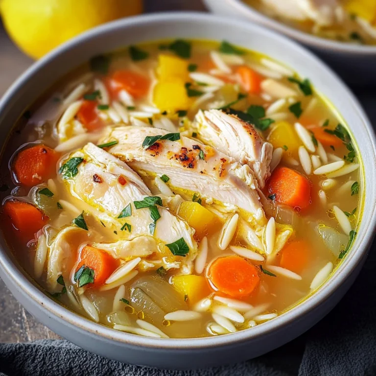 Lemon Chicken Soup Recipe