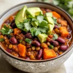 Lentil Sweet Potato Chili