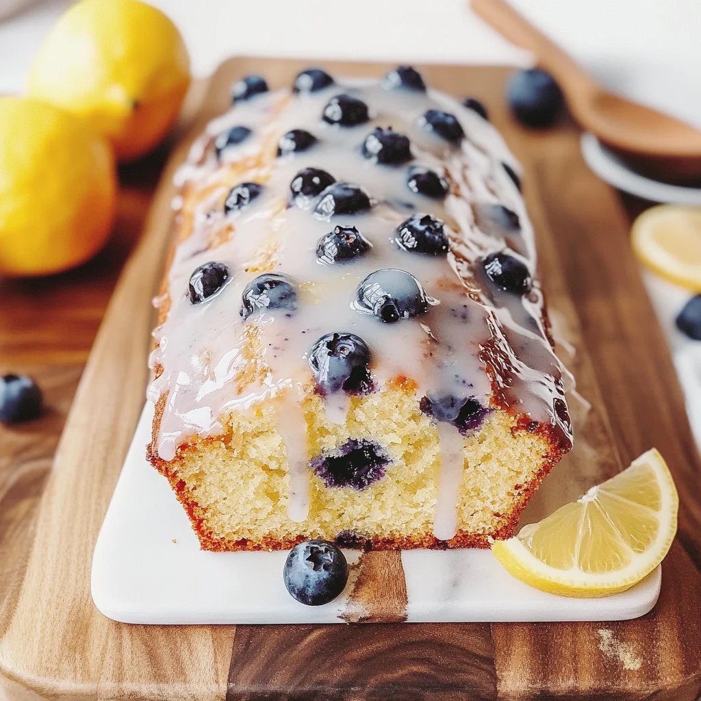 Meyer Lemon Blueberry Bread