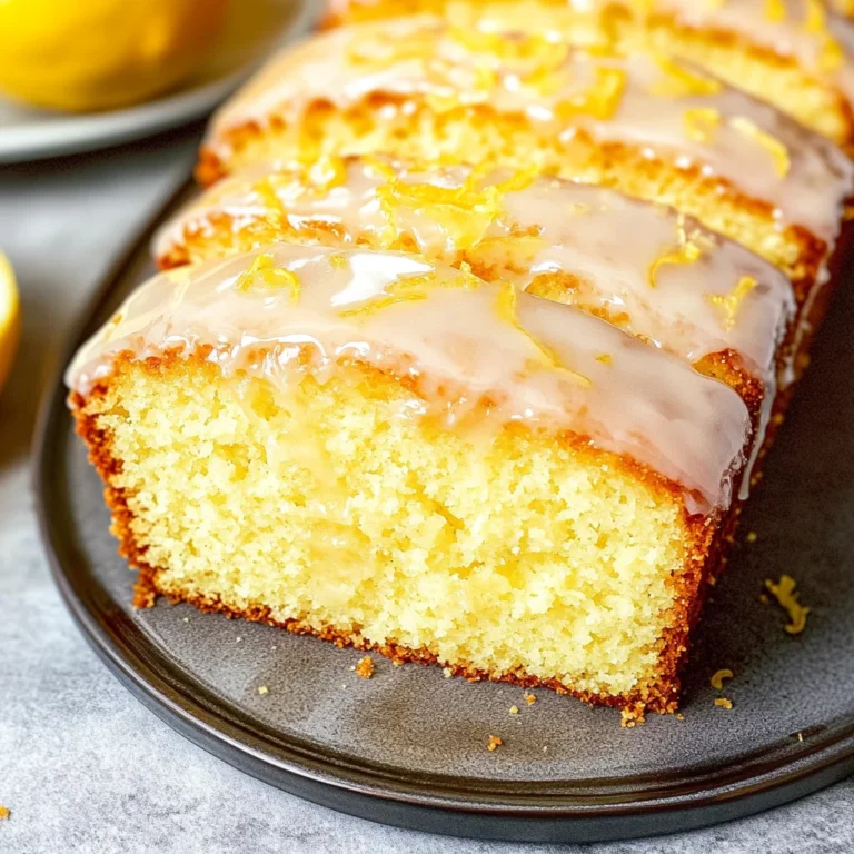 Meyer Lemon Pound Cake