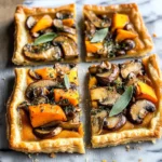 Pumpkin Sage & Mushroom Tart