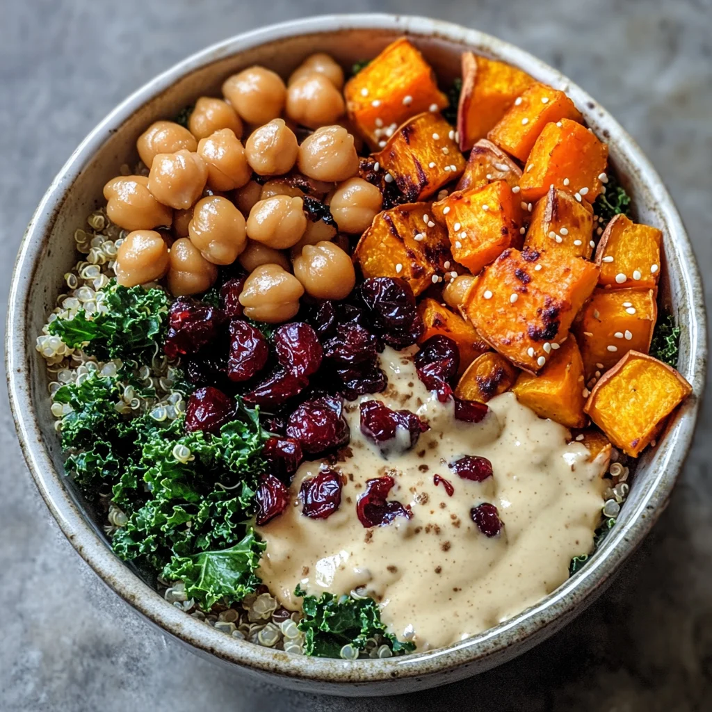 Quinoa Harvest Bowl with Sweet Potato & Kale