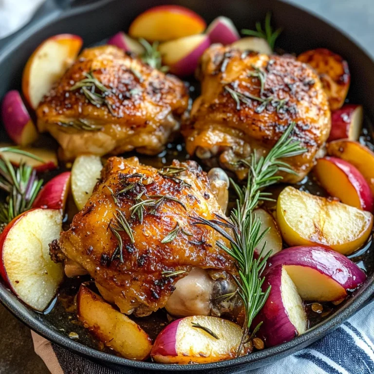 Rosemary Apple Cider Chicken Recipe