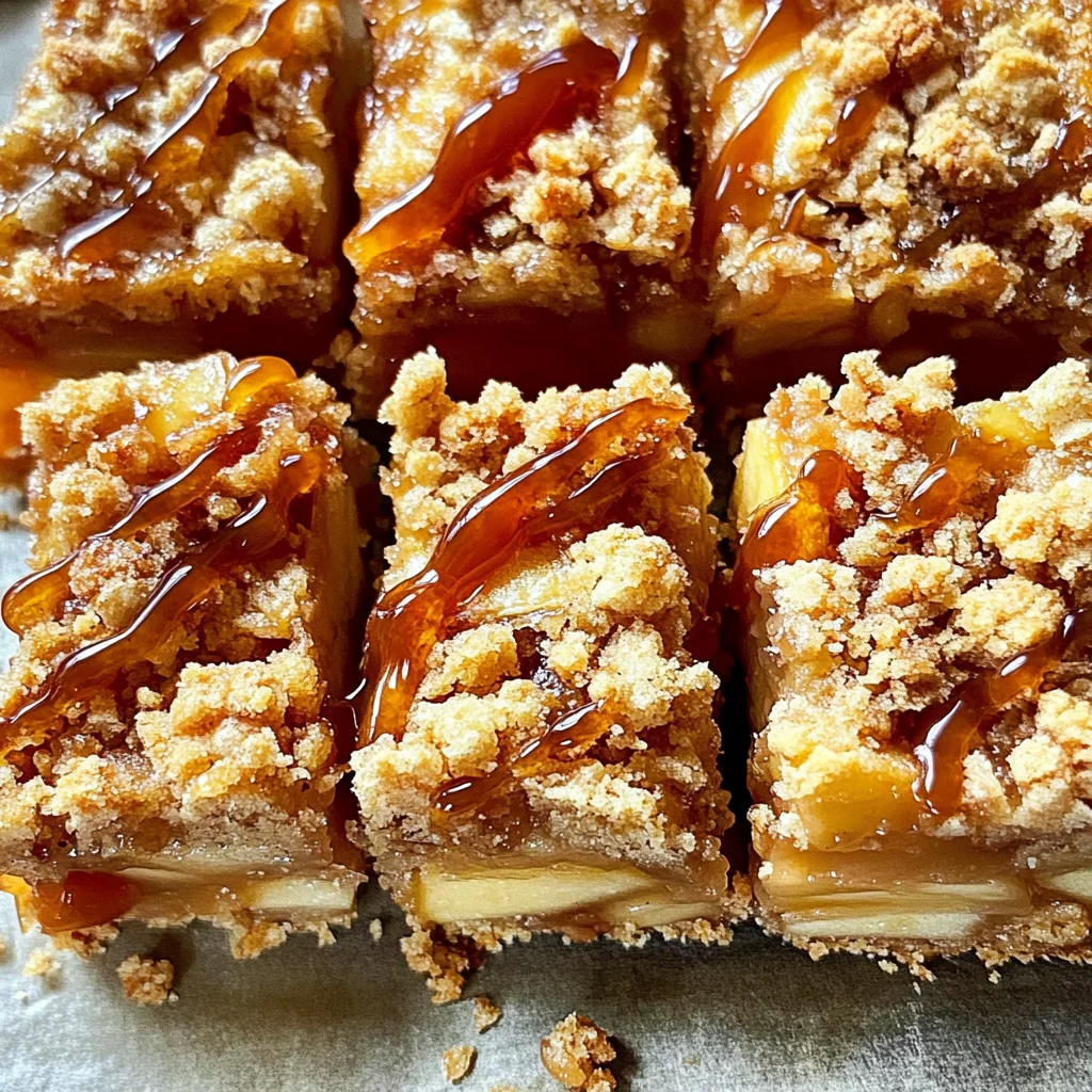 Salted Caramel Apple Crumble Bars Fall Treat: Get Addicted in 45 Min